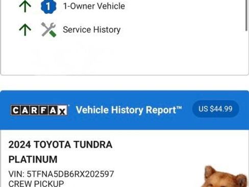 Used 2024 Toyota Tundra Platinum image 5