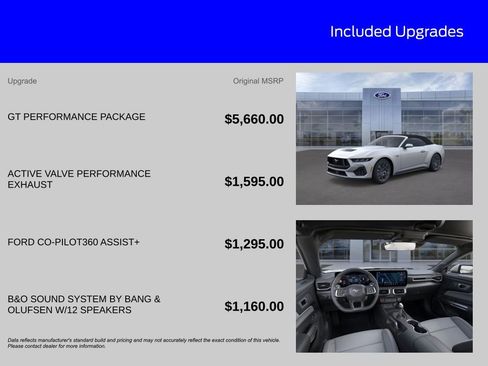 New 2025 Ford Mustang GT Premium w/ GT Performance Package image 7