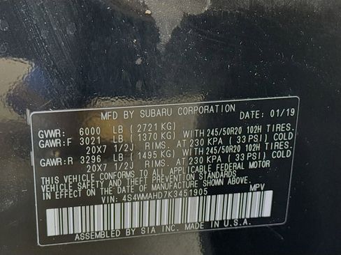 Used 2019 Subaru Ascent Premium image 42