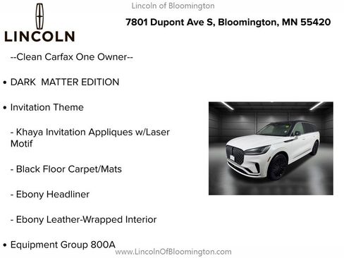 Certified 2025 Lincoln Aviator Black Label image 6