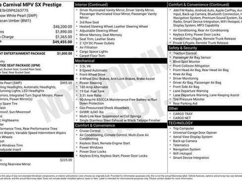Used 2023 Kia Carnival SX Prestige FWD image 14