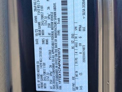 Used 2023 Ford F150 XL w/ XL Chrome Appearance Package image 27