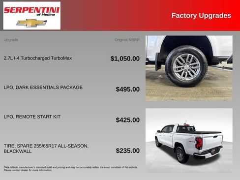 Used 2024 Chevrolet Colorado LT w/ LPO, Dark Essentials Package AWD/4WD image 5