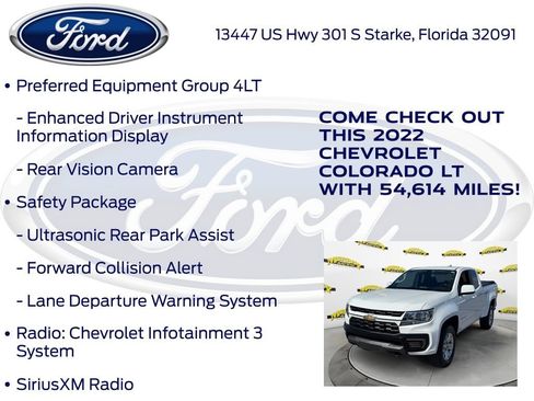 Used 2022 Chevrolet Colorado LT w/ Fleet Safety Package image 15