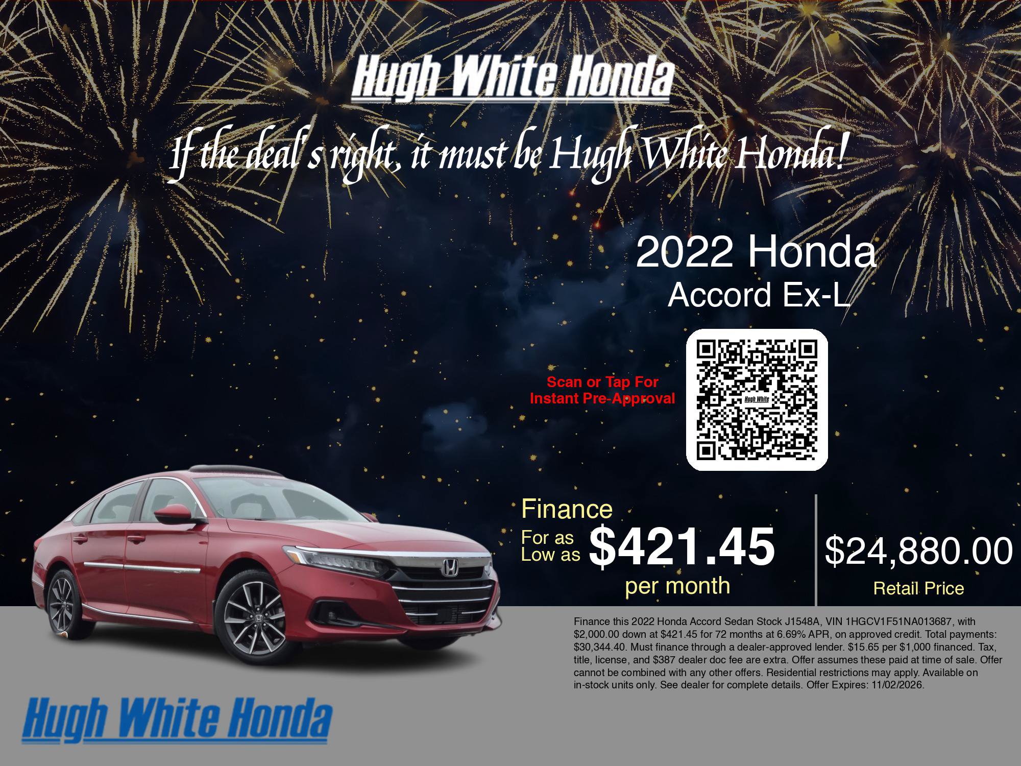 Used 2022 Honda Accord EX-L image 5