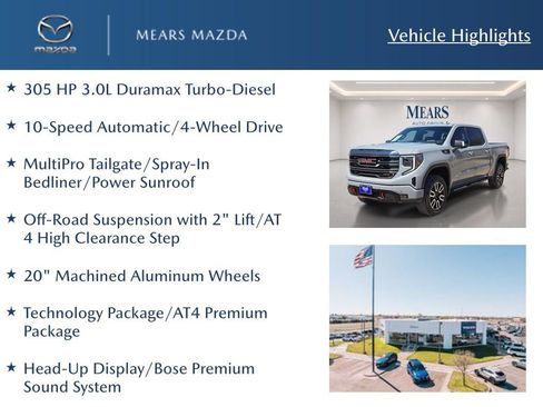 Used 2024 GMC Sierra 1500 AT4 w/ Technology Package AWD/4WD image 2