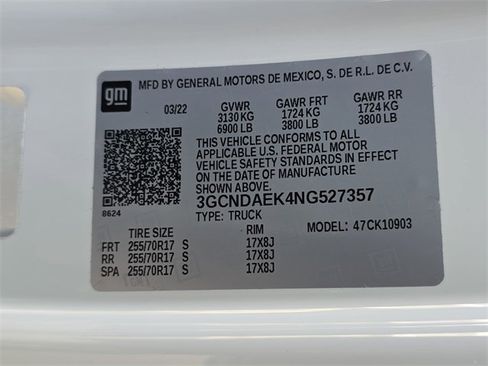 Used 2022 Chevrolet Silverado 1500 W/T w/ WT Value Package image 36