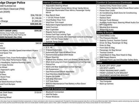 Used 2018 Dodge Charger Police w/ Fleet Safety Group AWD/4WD image 6