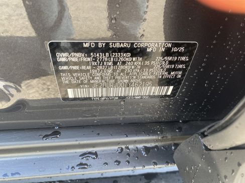 New 2026 Subaru Outback Touring XT image 15