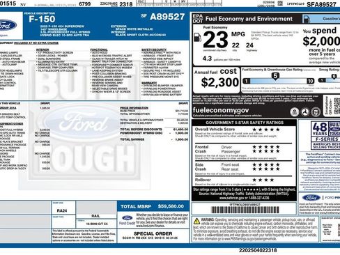 Used 2025 Ford F150 XLT w/ Equipment Group 301A Standard AWD/4WD image 4
