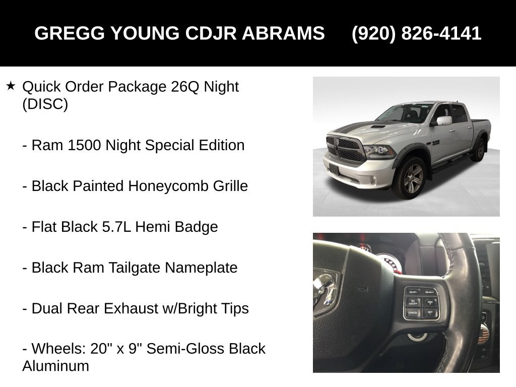 Used 2018 RAM 1500 Sport w/ Sport Premium Group AWD/4WD image 7