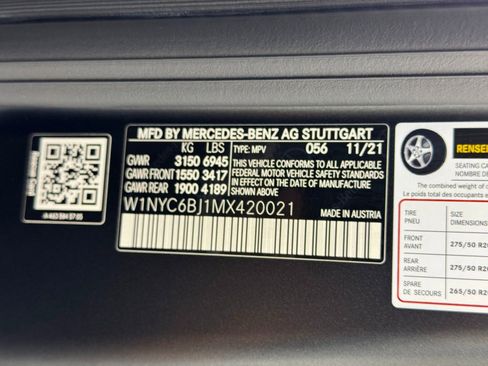 Used 2021 Mercedes-Benz G 550 image 56