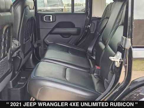 Used 2021 Jeep Wrangler Unlimited Rubicon 4xe w/ Steel Bumper Group AWD/4WD image 17