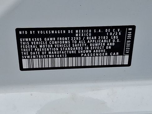 Certified 2026 Volkswagen Jetta GLI Autobahn FWD image 25