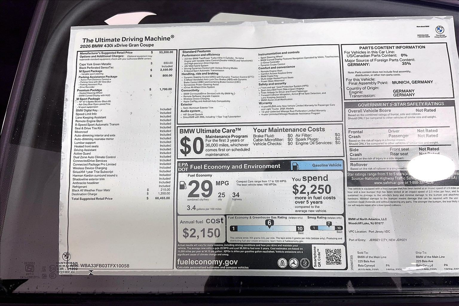 New 2026 BMW 430i xDrive w/ M Sport Package AWD/4WD image 21