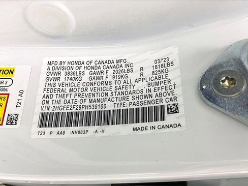 Certified 2023 Honda Civic LX image 32