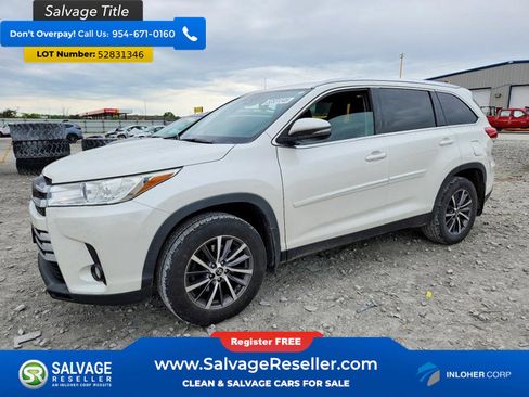 Used 2019 Toyota Highlander XLE AWD/4WD image 1