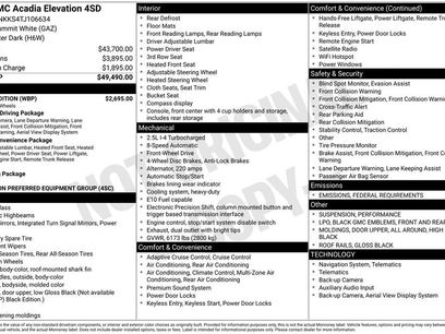 New 2026 GMC Acadia Elevation w/ Black Edition