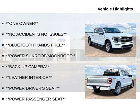 Used 2023 Ford F150 Platinum w/ Equipment Group 701A High image 6