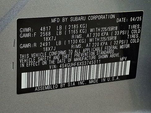 Certified 2025 Subaru Crosstrek 2.5i Sport w/ Popular Package #3A image 27