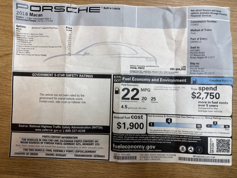 Used 2018 Porsche Macan AWD/4WD image 13