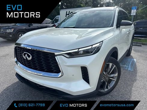 Used 2023 INFINITI QX60 Luxe w/ Cargo Package FWD image 1