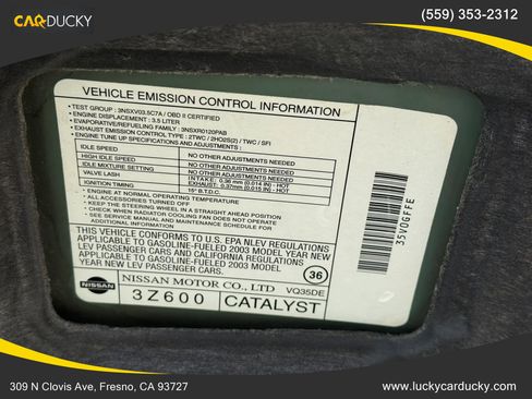 Used 2003 Nissan Altima 3.5 SE FWD image 30