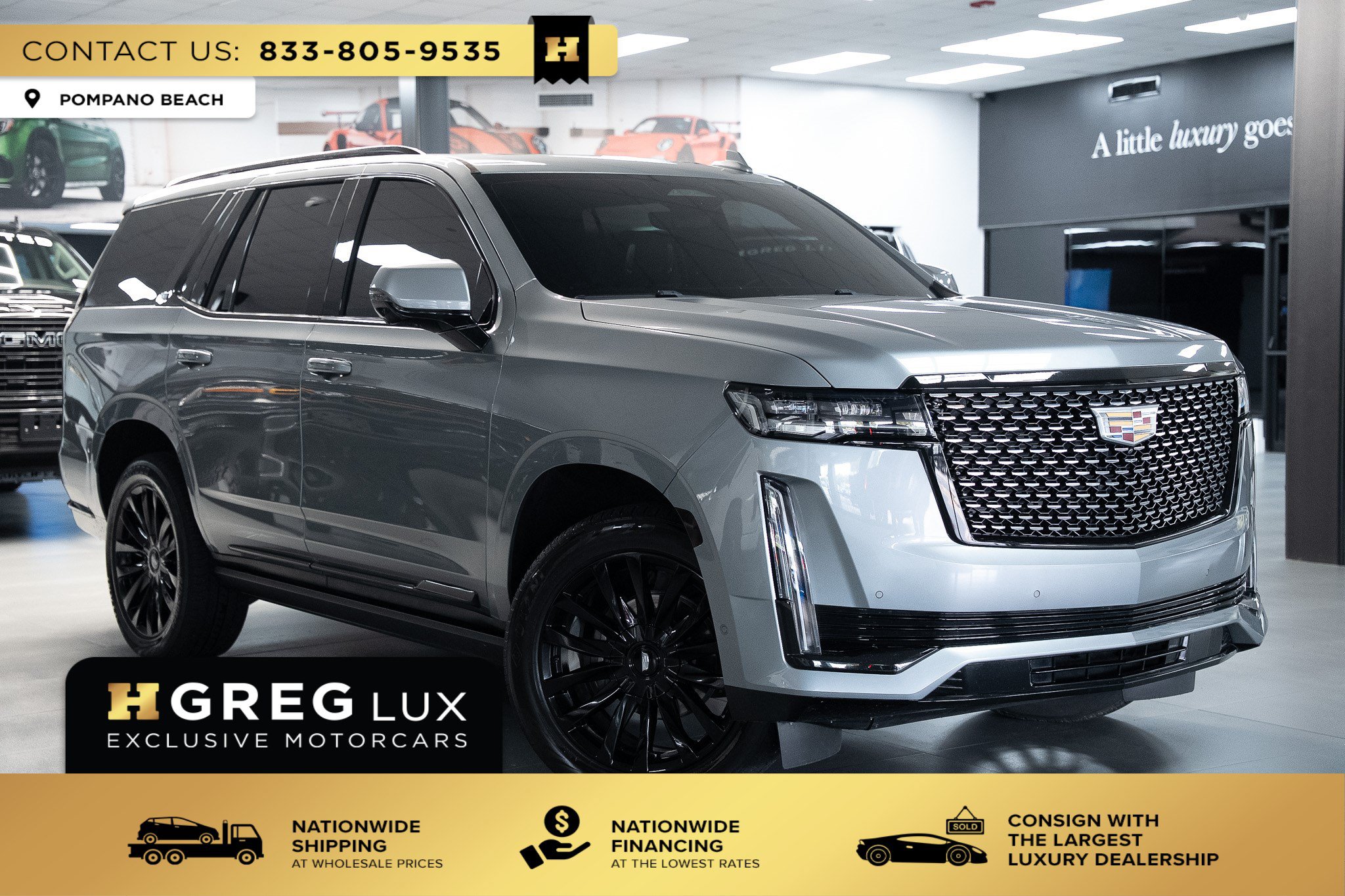 Used 2023 Cadillac Escalade Premium Luxury w/ Performance Package AWD/4WD image 1