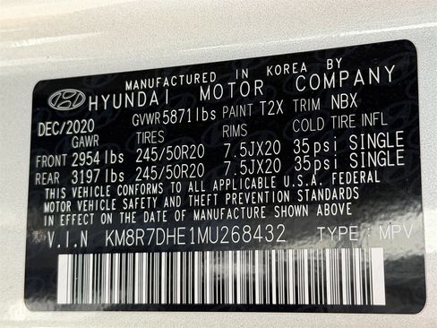 Used 2021 Hyundai Palisade Calligraphy image 32