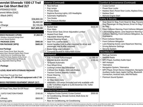 Used 2025 Chevrolet Silverado 1500 LT Trail Boss w/ Convenience Package II AWD/4WD image 5