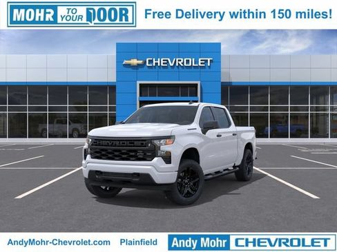 New 2026 Chevrolet Silverado 1500 Custom w/ Turbomax Blackout Package AWD/4WD image 1
