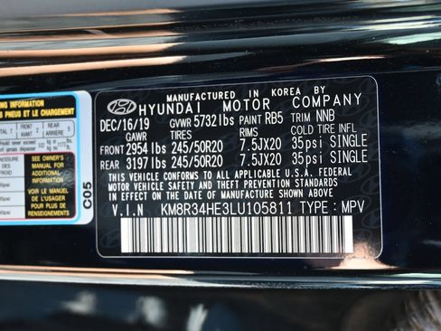 Used 2020 Hyundai Palisade SEL w/ Convenience Package FWD image 30