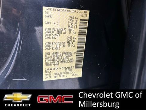 Used 2015 Nissan Titan SV w/ SV Value Truck Package image 37