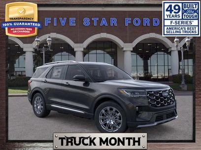 New 2026 Ford Explorer Platinum