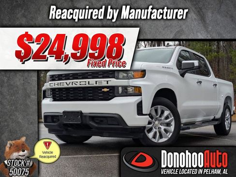 Used 2021 Chevrolet Silverado 1500 Custom image 1