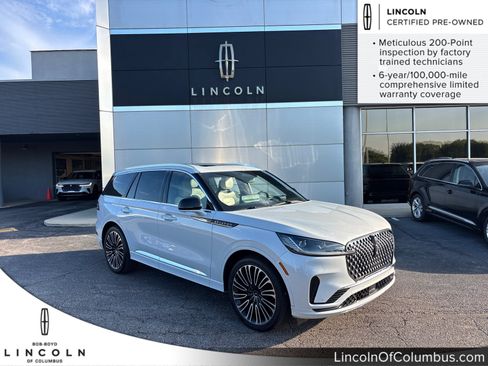 Certified 2025 Lincoln Aviator Black Label AWD/4WD image 1