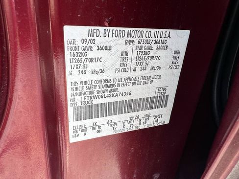 Used 2003 Ford F150 Lariat AWD/4WD image 18