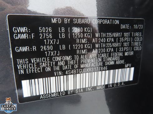 Used 2024 Subaru Outback Wilderness AWD/4WD image 29