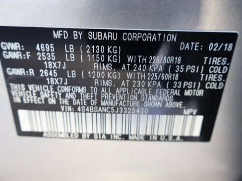 Used 2018 Subaru Outback 2.5i Limited image 25