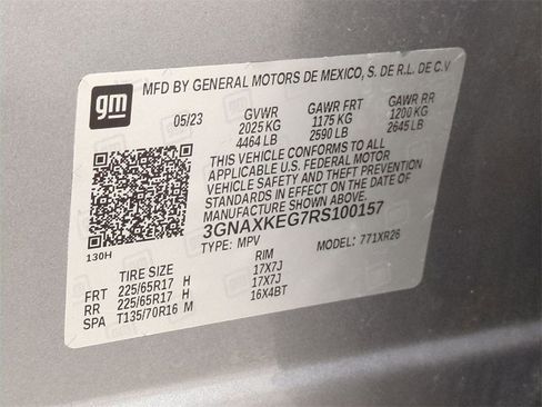 Certified 2024 Chevrolet Equinox LT w/ LPO, Floor Liner Package image 32