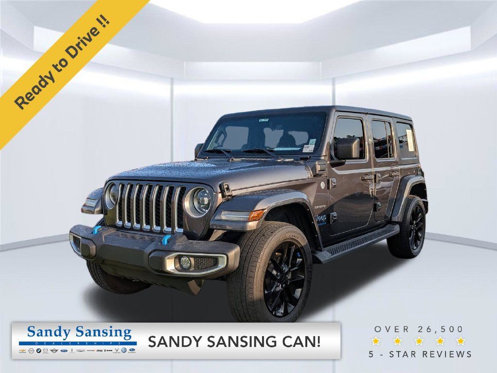 Used 2023 Jeep Wrangler Unlimited Sahara w/ Cold Weather Group AWD/4WD image 1