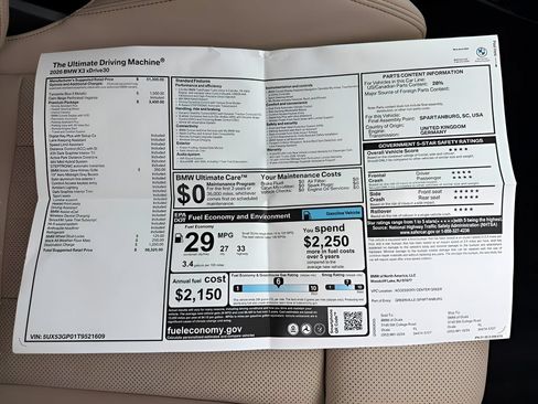 New 2026 BMW X3 xDrive30i w/ Premium Package AWD/4WD image 25