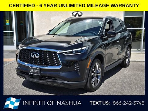Certified 2023 INFINITI QX60 Luxe w/ Performance Audio Package AWD/4WD image 1
