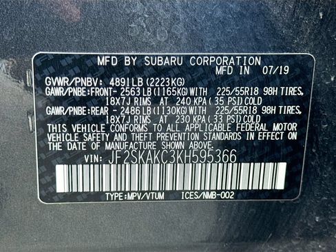 Used 2019 Subaru Forester Sport w/ Popular Package #2 AWD/4WD image 40