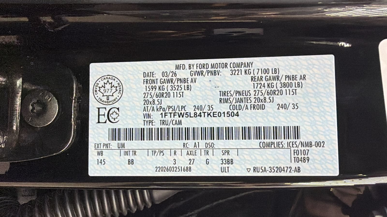 Used 2026 Ford F150 Lariat AWD/4WD image 42