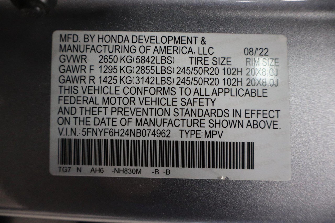 Used 2022 Honda Pilot Special Edition image 26