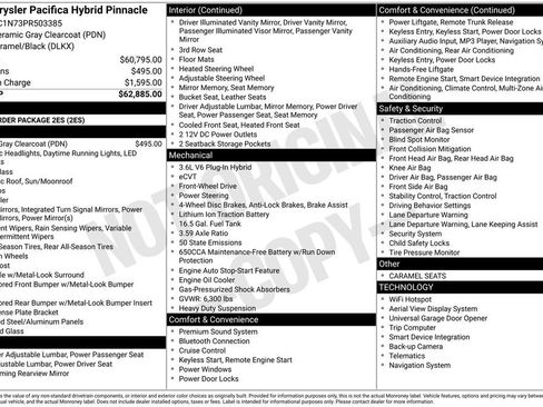 Used 2023 Chrysler Pacifica Pinnacle image 15