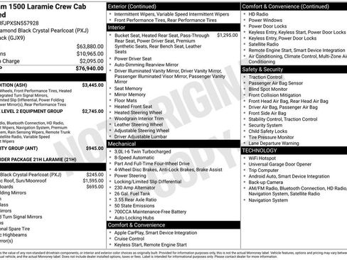 Used 2025 RAM 1500 Laramie w/ Night Edition image 23