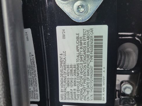 Used 2024 Honda Accord LX image 28