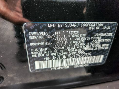 Certified 2026 Subaru Outback Touring XT AWD/4WD image 26